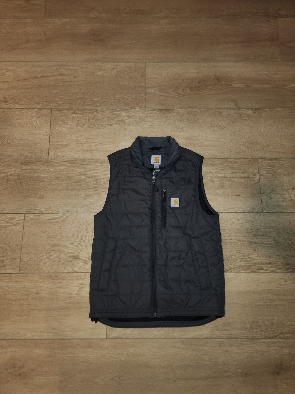 Carhartt Gray Quilted Insulated Rain Defender Vest Men's Size Small New W/O Tags